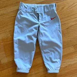 Nike Kids Grey Baseball Pants